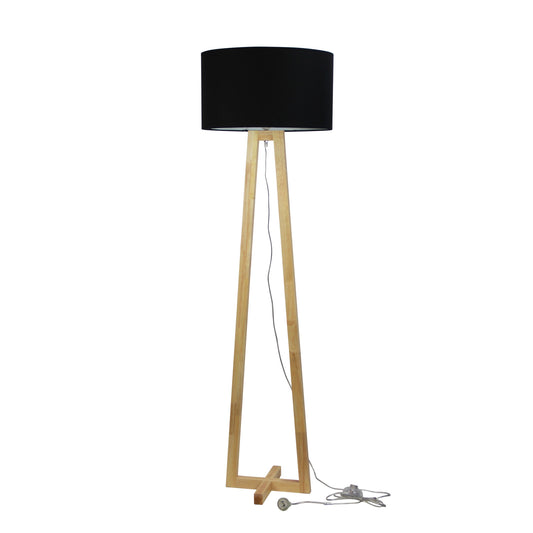 Edra Scandi Floor Lamp, Black Shade