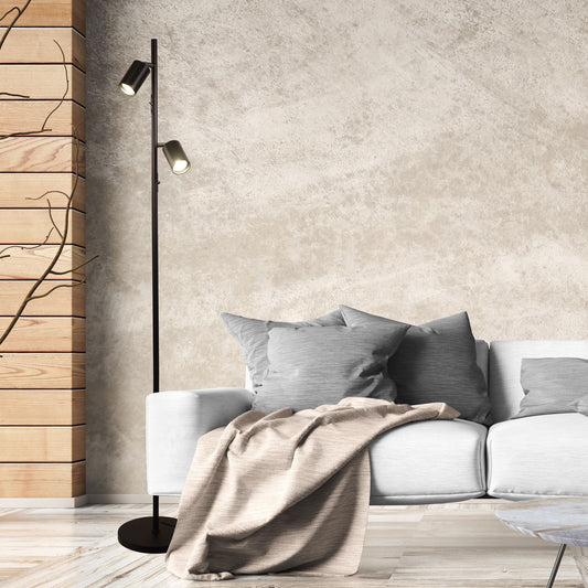 Ponte twin floor lamp in a room setting
